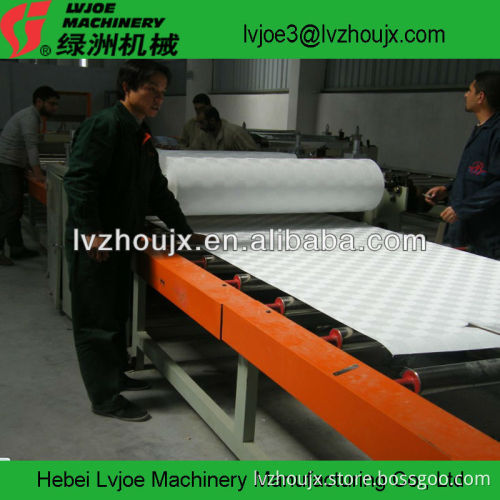 Gypsum ceiling tiles production line